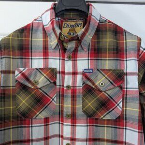 DIXXON Flannel "The Borland" Men's Long Sleeve Button Up Plaid Shirt